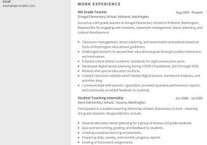 Sample Resume for Science Teachers without Experience Teacher Resume Examples & How to Write Guide 2022 – Cvmaker.com