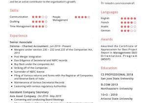 Sample Resume for Secretary In Corporate Business Company Secretary Cv Sample 2022 Writing Tips – Resumekraft