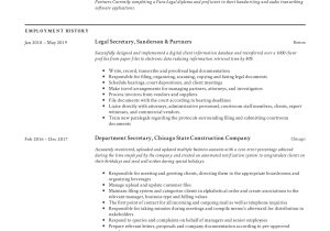 Sample Resume for Secretary In School Secretary Resume & Writing Guide  12 Template Samples Pdf