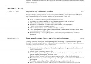 Sample Resume for Secretary Of the Company Departmental Secretary Cv September 2021