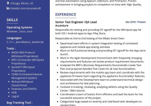 Sample Resume for Senior Automation Tester Senior Test Engineer Cv Sample 2022 Writing Tips – Resumekraft