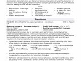 Sample Resume for Senior Business Analyst Business Analyst Resume Sample Monster.com