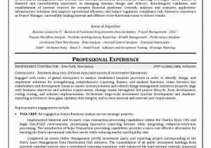 Sample Resume for Senior Business Analyst It Business Analyst Resume Beautiful Senior Business Analyst …