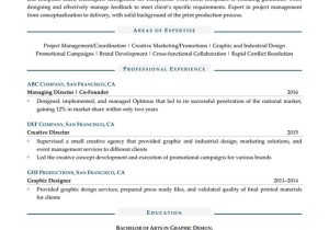 Sample Resume for Senior Graphic Designer Senior Graphic Designer Resume Example Resume4dummies