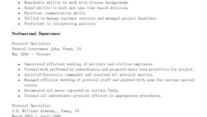 Sample Resume for Senior Protocol Officer Sample Protocol Specialist Resume Buy Essay Online, Science …