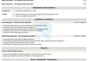 Sample Resume for Senior Tax Manager Sample Resume Of Gst Accountant with Template & Writing Guide …