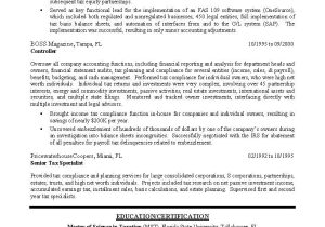 Sample Resume for Senior Tax Manager Tax Director Sample Resume- Professional Resume Writing Services