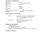 Sample Resume for Service Crew In Jollibee Resume’ Pdf Manila Philippines