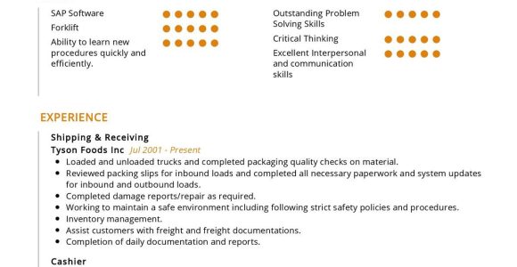 Sample Resume for Shipper and Receiver Shipper and Receiver Resume Sample 2022 Writing Tips – Resumekraft