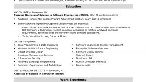 Sample Resume for software Developer Fresher Entry-level software Engineer Resume Sample Monster.com