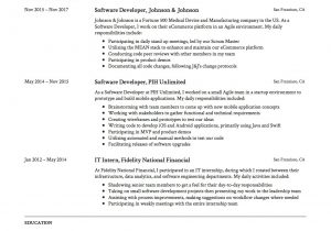 Sample Resume for software Engineer Fresher Pdf software Engineer Cv Pdf October 2021