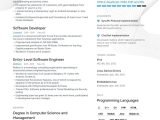 Sample Resume for software Engineer with One Year Experience software Engineer Resume Examples & Guide for 2022 (layout, Skills …