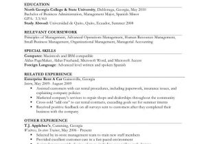 Sample Resume for someone with Little Job Experience Experience