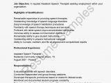 Sample Resume for Speech Language Pathologist assistant Speech therapy assistant Resume Example for September 2021 – Mapa Hd