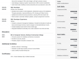 Sample Resume for Sql Developer Experienced Sql Developer Resume Sample 20 Examples & Tips