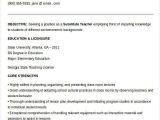 Sample Resume for Substitute Teacher with No Experience Free Teacher Resume 40 Free Word Pdf Documents