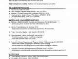Sample Resume for Summer Job College Student with No Experience Student No Work Experience Resume the 1 Secrets About