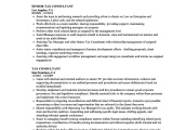 Sample Resume for Tax Consultant In India Tax Consultant Resume Samples