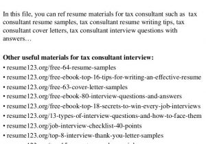 Sample Resume for Tax Consultant In India top 8 Tax Consultant Resume Samples
