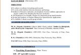 Sample Resume for Teachers In India Cv Samples for Teachers In India 15 top Teacher Resume