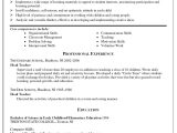 Sample Resume for Teachers with Experience 37 Teacher Resume Ideas Teacher Resume, Resume Examples …