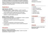 Sample Resume for Teachers with Experience Teacher Resume Example Resume Sample 2020 – Resumekraft