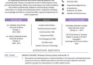 Sample Resume for Teaching Job with Experience Teacher Resume Samples & Writing Guide