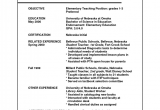 Sample Resume for Teaching Position In College Sample Resume for Teaching Position