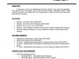 Sample Resume for Teaching Position Philippines Resume Philippines
