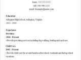 Sample Resume for Teenager with No Work Experience 10 High School Resume Templates – Free Samples Examples
