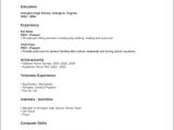 Sample Resume for Teenager with No Work Experience Free No Experience Here S the Perfect Resume [ Tips