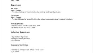 Sample Resume for Teenager with No Work Experience Free No Experience Here S the Perfect Resume [ Tips