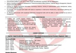 Sample Resume for Telecom Operations Manager Resume for Network Operation Enginer