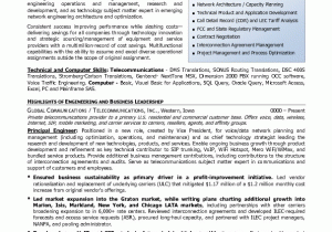 Sample Resume for Telecom Operations Manager Resume Sample 13 Senior Tele Munications Engineering