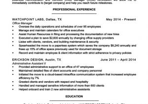 Sample Resume for top Management Position 12 13 Resume for Managers Position