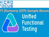 Sample Resume for Uft Automation Tester Uft Sample Resume – software Testing