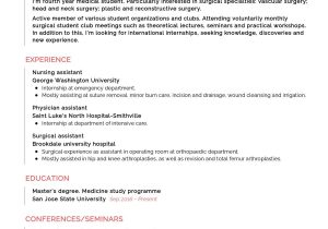 Sample Resume for Undergraduate Potential Medical School Internship Resume Sample 2021 Writing Guide & Tips – Resumekraft