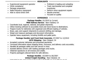 Sample Resume for Ups Package Handler Best Package Handler Resume Example From Professional Resume … Sample Resume for Ups Package Handler Best Package Handler Resume Example From Professional Resume …