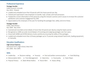Sample Resume for Ups Package Handler Package Handler Resume Example with Tips & Hacks Cresuma Sample Resume for Ups Package Handler Package Handler Resume Example with Tips & Hacks Cresuma