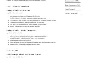 Sample Resume for Ups Package Handler Package Handler Resume Example & Writing Guide · Resume.io Sample Resume for Ups Package Handler Package Handler Resume Example & Writing Guide · Resume.io