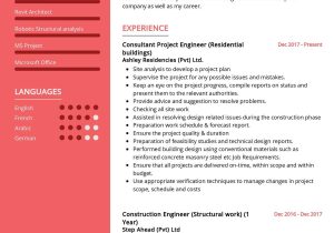 Sample Resume for Use In Feasibility Study Civil Engineer Cv Example 2022 Writing Tips – Resumekraft