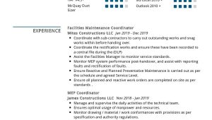 Sample Resume for Utilization Management Coordinator Facilities Coordinator Resume Sample 2022 Writing Tips – Resumekraft