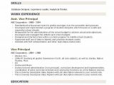 Sample Resume for Vice Principal In India Vice Principal Resume Samples