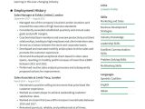 Sample Resume for Visual Merchandising Manager Sales Manager Cv Examples & Writing Tips 2022 (free Guide)