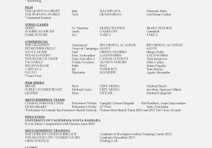 Sample Resume for Voice Over Artist why You Must Experience