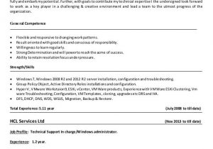Sample Resume for Windows Server Administrator Fresher Resume Ajay Shukla Windows Server Vmware Admin