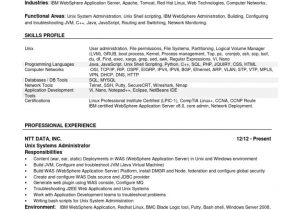 Sample Resume for Windows Server Administrator Fresher Resume Web Server