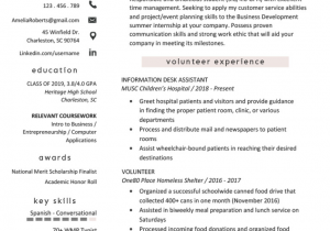 Sample Resume for Work Immersion Senior High School High School Student Resume Sample & Writing Tips
