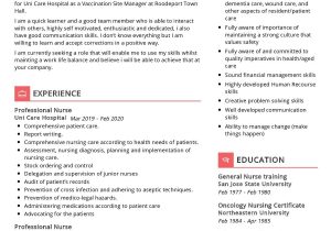 Sample Resume for Wound Care Nurse Registered Nurse Cv Sample 2022 Writing Tips – Resumekraft