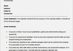 Sample Resume format for Freshers Call Center Job Resume for Call Center Job Sample for Fresher